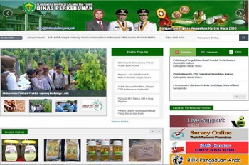 Website Disbun Kembali Raih Penghargaan Nasional