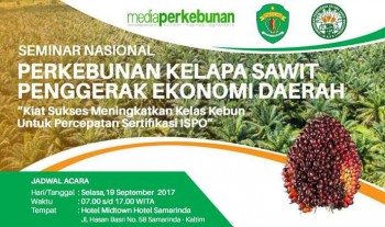 Seminar Nasional Perkebunan Kelapa Sawit Penggerak Ekonomi Daerah