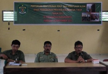 Petani Marangkayu Dilatih Menyusun RDK/RDKK